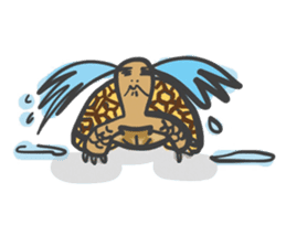 Turtles like to sleep sticker #8712026