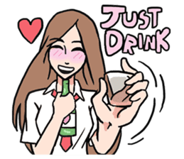 AsB - Club SoJu / You Know We Drunk sticker #8712485