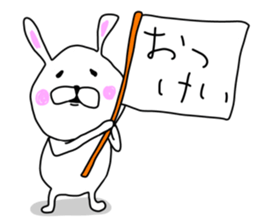 I love the rabbit sticker #8712628