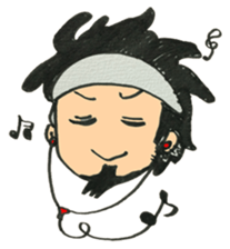 dreadlocks sticker #8712889