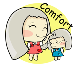 Ploy: Girl in colorful world (Eng ver.) sticker #8713023