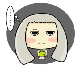 Ploy: Girl in colorful world (Eng ver.) sticker #8713024