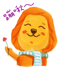 Poet-Lion sticker #8713172