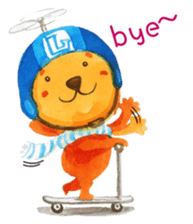 Poet-Lion sticker #8713173