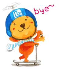 Poet-Lion sticker #8713173