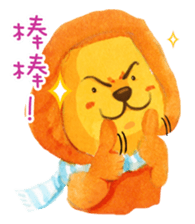 Poet-Lion sticker #8713180