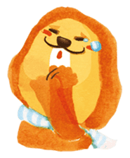 Poet-Lion sticker #8713183