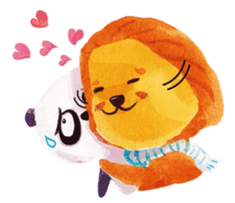 Poet-Lion sticker #8713188