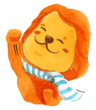 Poet-Lion sticker #8713189