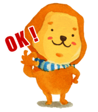 Poet-Lion sticker #8713191