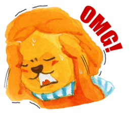 Poet-Lion sticker #8713202