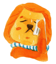 Poet-Lion sticker #8713207