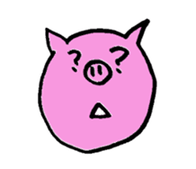 gokigen piglet sticker #8713735