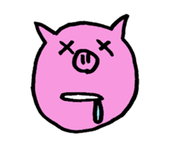 gokigen piglet sticker #8713737