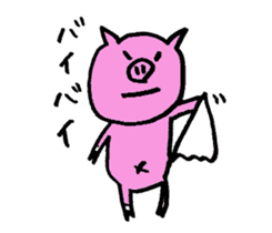 gokigen piglet sticker #8713761