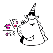 Hello Unicorn2 sticker #8713852