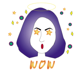 feel on face sticker #8713962