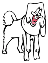 Crazy White Rabbit sticker #8714349