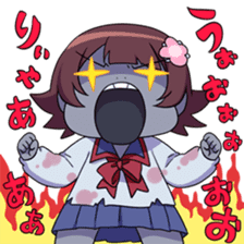 JK Zonbie"Furan chan" sticker #8714489