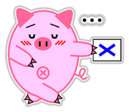 Buta-maru (pig) 2 sticker #8714900