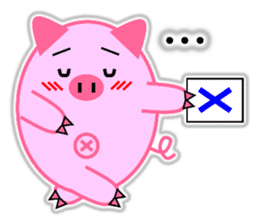 Buta-maru (pig) 2 sticker #8714900