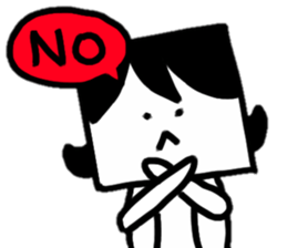 The housewife who did a square face sticker #8714974