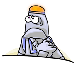 Plog the funny cartoon robot sticker #8715108