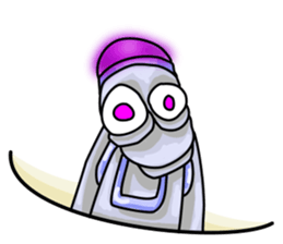 Plog the funny cartoon robot sticker #8715111