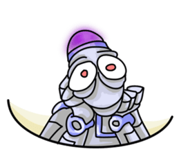 Plog the funny cartoon robot sticker #8715115