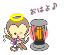 Angel of monkey   winter ver. sticker #8715730