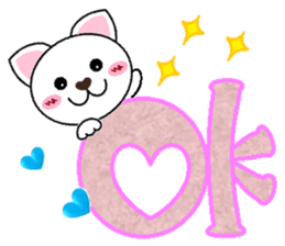 Big ears cat sticker #8715937