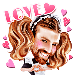 Ladybeard Sticker