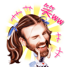 Ladybeard Sticker sticker #8716011