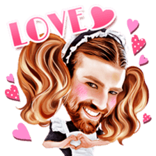 Ladybeard Sticker sticker #8716013