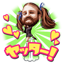 Ladybeard Sticker sticker #8716016