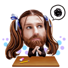 Ladybeard Sticker sticker #8716020