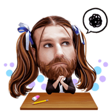 Ladybeard Sticker sticker #8716020