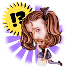 Ladybeard Sticker sticker #8716026