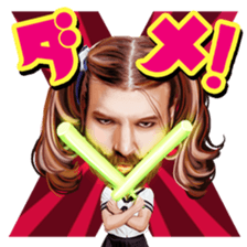 Ladybeard Sticker sticker #8716027