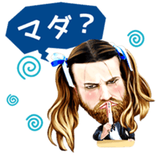 Ladybeard Sticker sticker #8716036