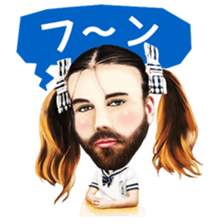 Ladybeard Sticker sticker #8716042