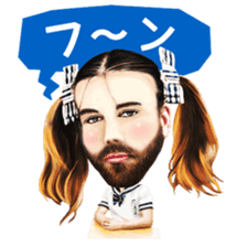 Ladybeard Sticker sticker #8716042