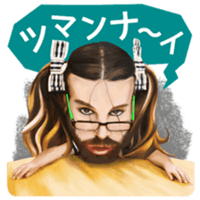 Ladybeard Sticker sticker #8716044