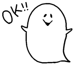 balloon ghost 6 sticker #8716292