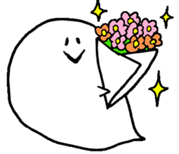 balloon ghost 6 sticker #8716323