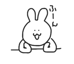 Fun rabbit sticker #8716370