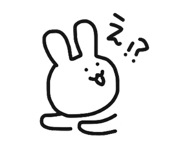 Fun rabbit sticker #8716373