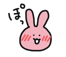 Fun rabbit sticker #8716375