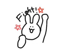 Fun rabbit sticker #8716376