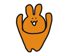 Fun rabbit sticker #8716380
